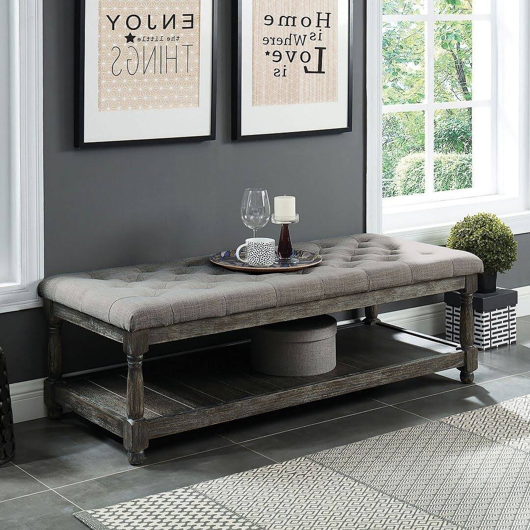 Worldwide Tanya Gray And Antique Finish Bench