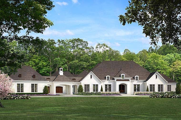 European, French Country House Plan 82481
