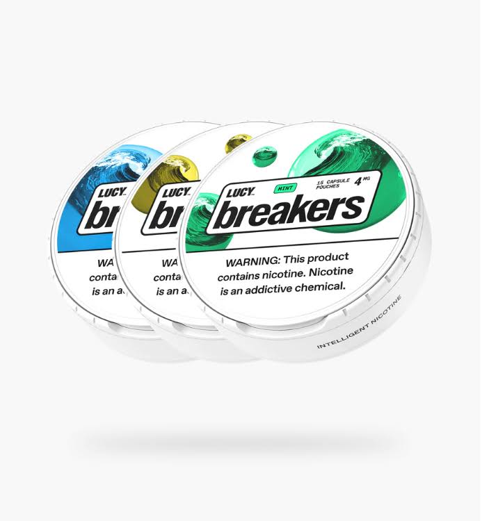 Breakers (6-Pack) | 4mg | Mango, Apple Ice, Mint Variety Pack