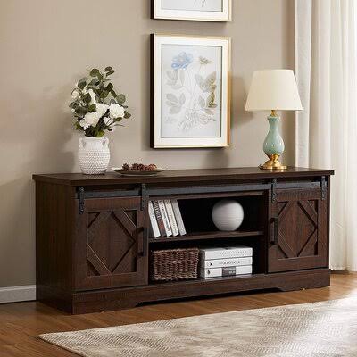 Stand For Tvs Up To 65 Gracie Oaks Color: Dark Brown