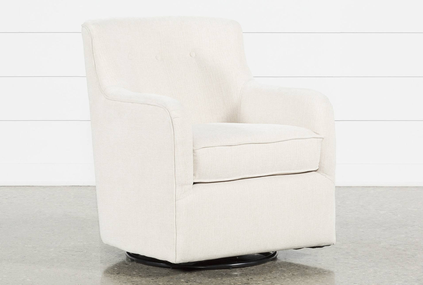 Chair - Beige Glider Contemporary Natural Fabric 29w X 32d 35h At Living Spaces