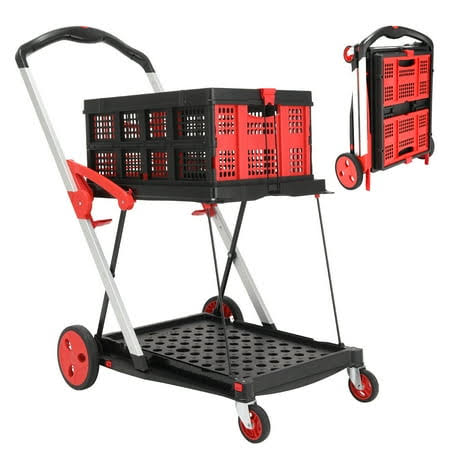 Hand Truck, Multi-Use Functional Collapsible Carts, 200 Lbs Use Hand Cart And Dolly