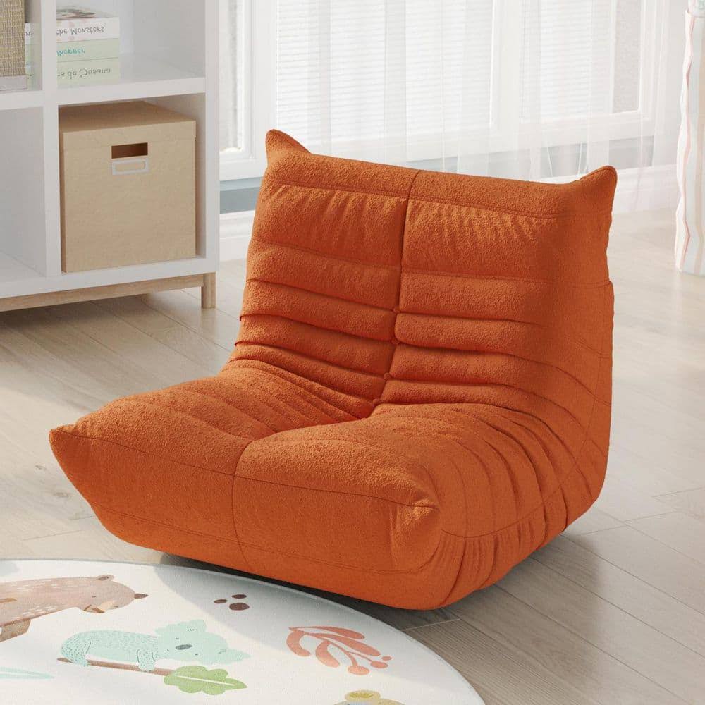 Home Kids Chair Lazy Sofa Teddy Velvet Living Room Furniture
