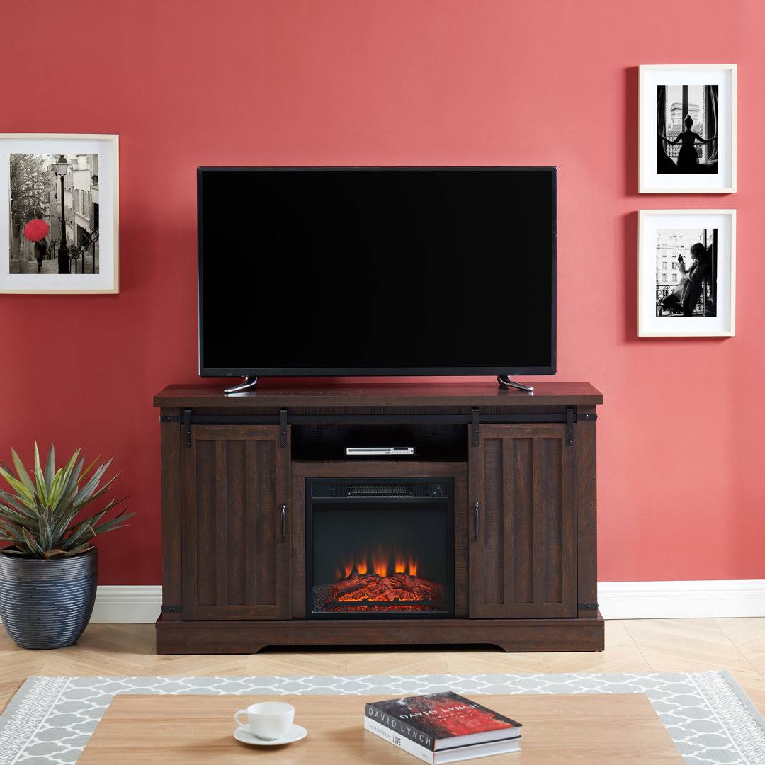 Tv Stand For Tvs Up To 60 With Electric Fireplace Included Gracie Oaks