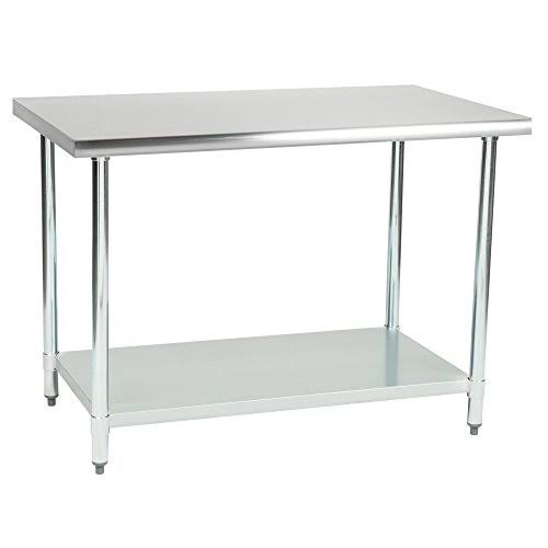 Essentials Stainless Steel Commercial Kitchen Prep And Work Table